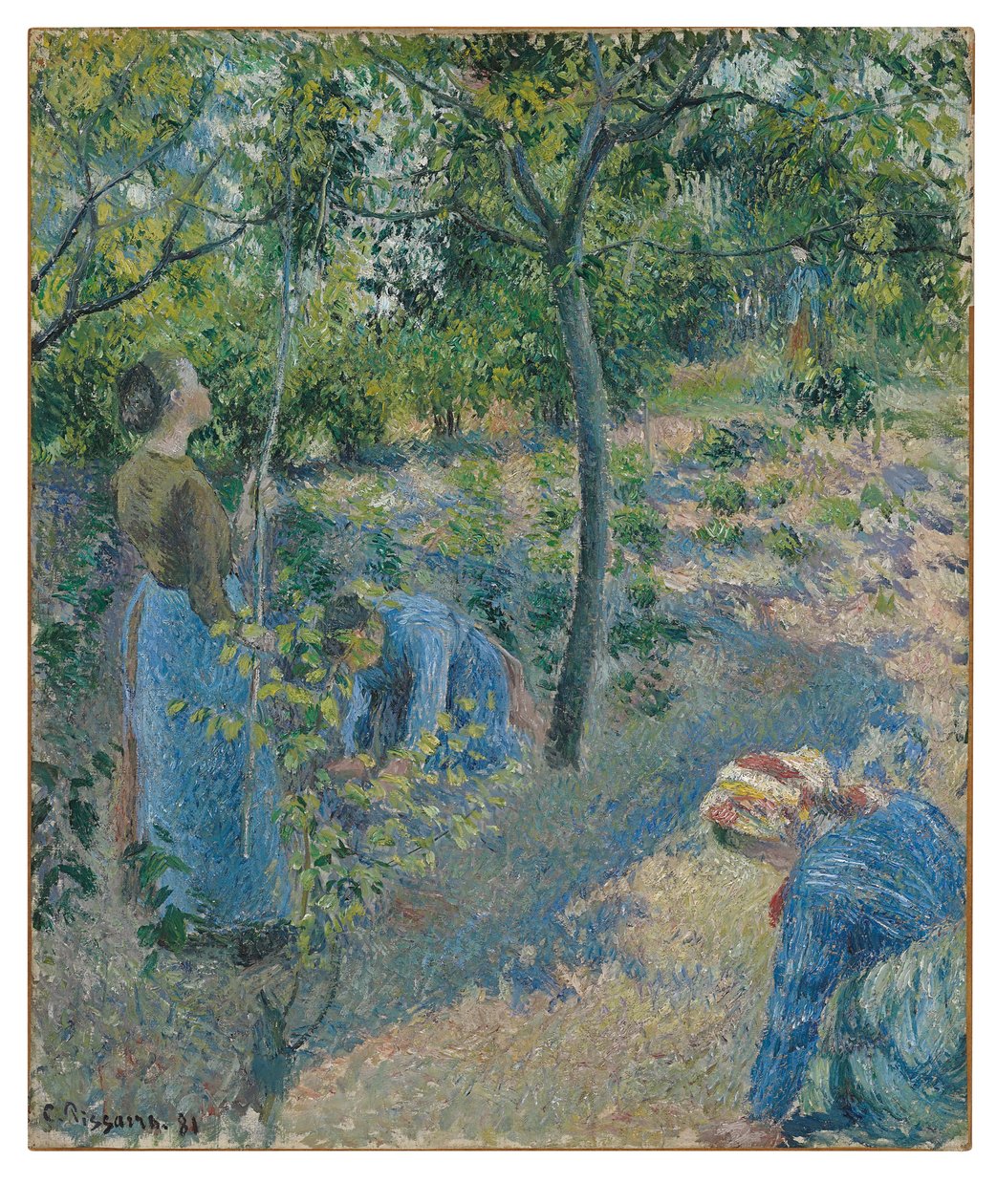 Sbírání jablek od Camille Jacob Pissarro
