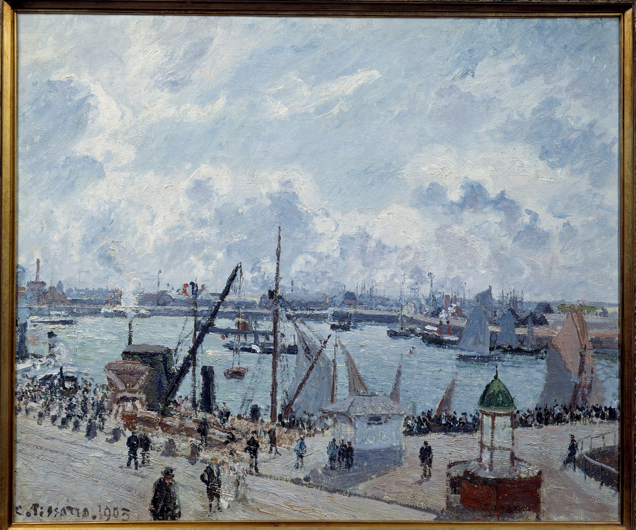 Vnější přístav Le Havre, přístaviště Southampton Obraz Camille Pissarro (1830-1903) 1903 Le Havre, Muzeum výtvarných umění od Camille Jacob Pissarro