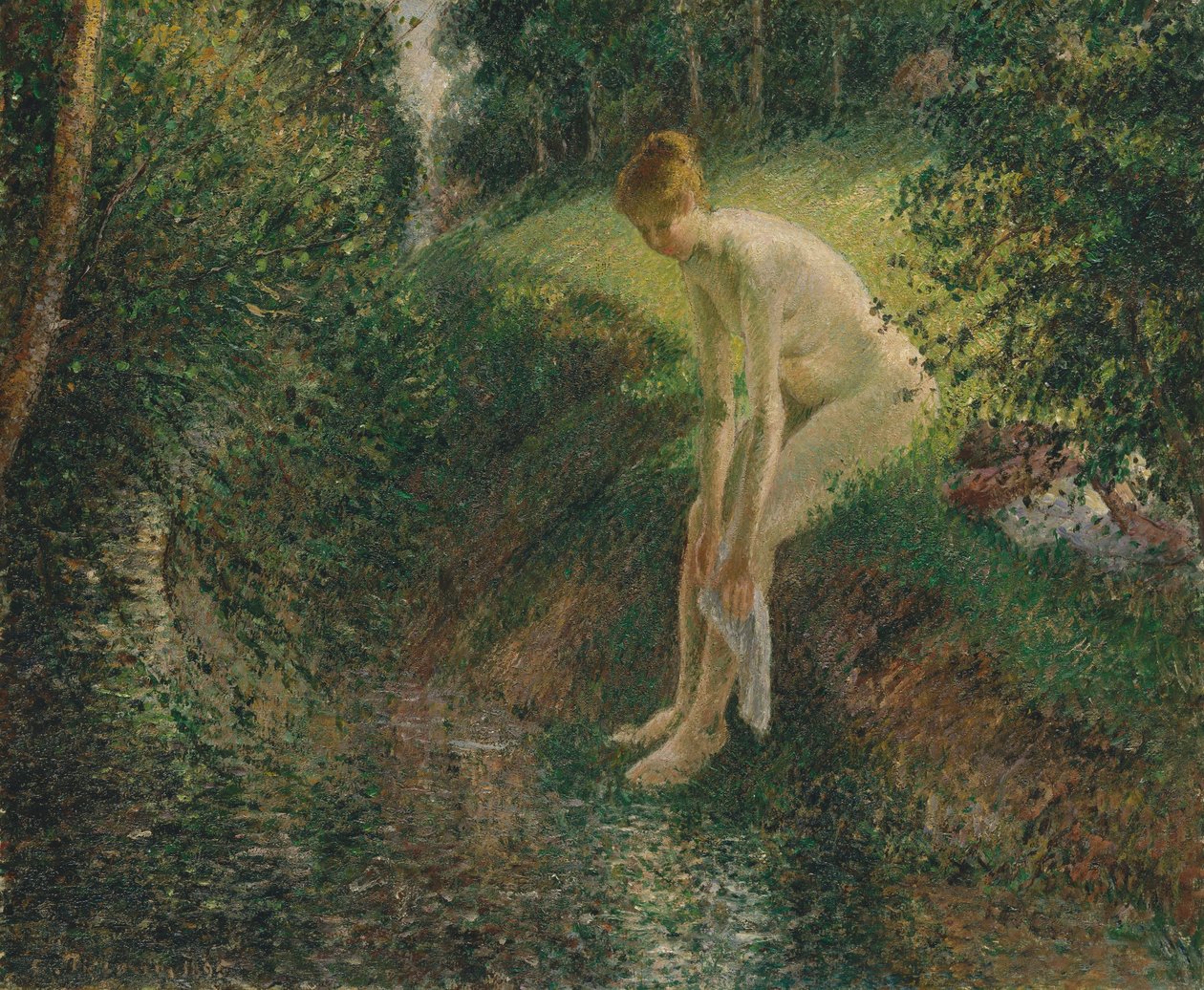 Bather in the Woods, 1895. od Camille Jacob Pissarro