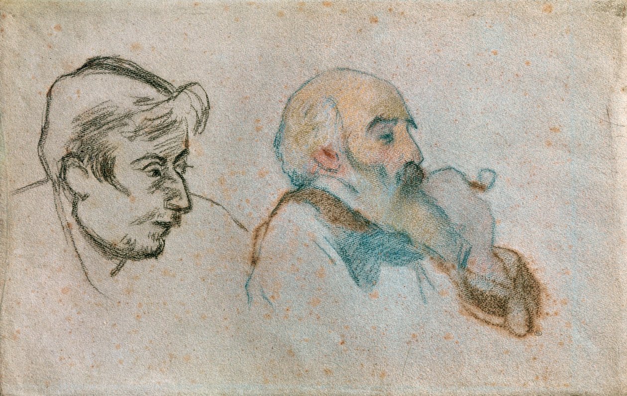 Dvojportréty Gauguina a Pissarra ... od Camille Pissarro