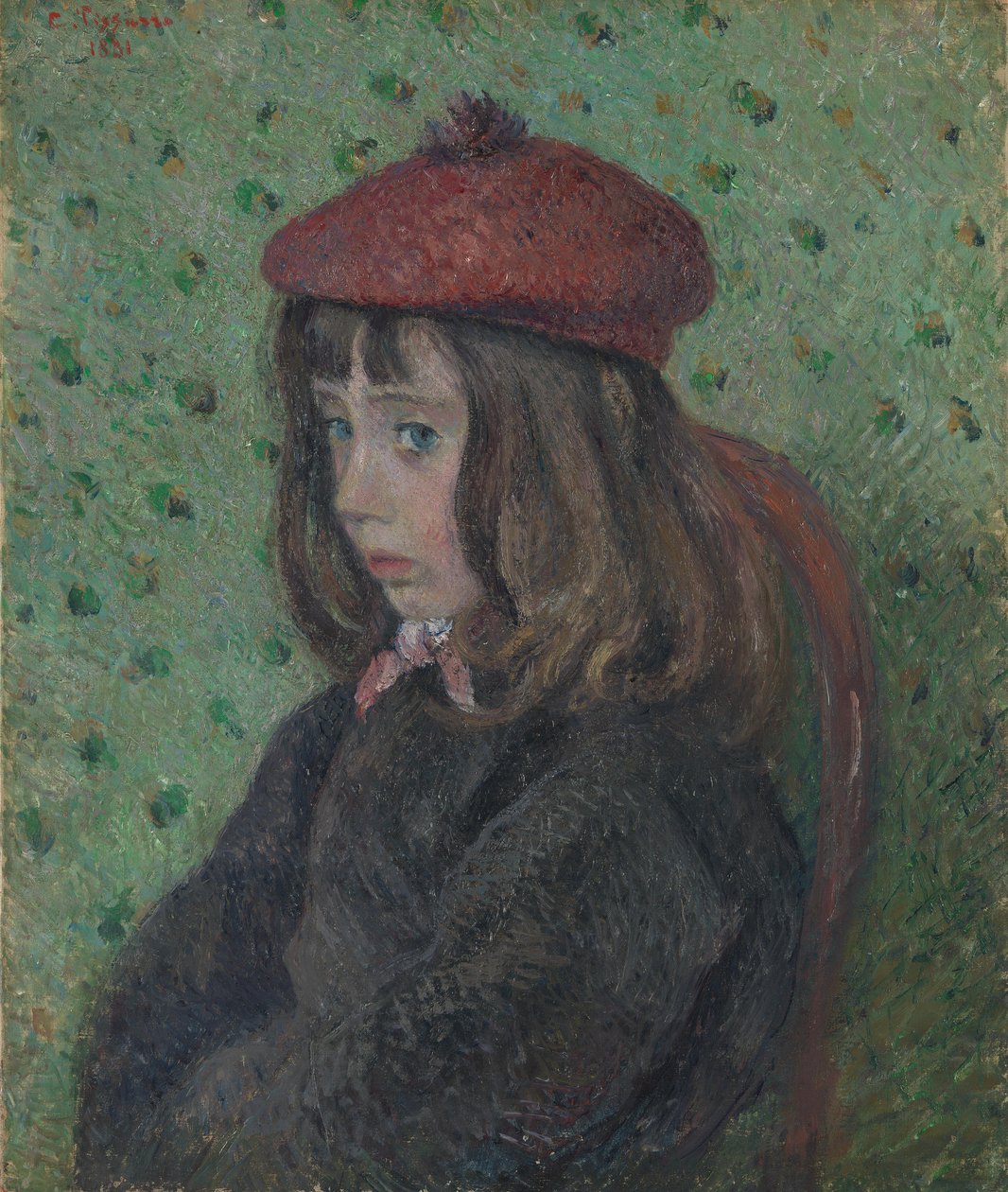 Felix Pissarro s červeným baretem od Camille Jacob Pissarro