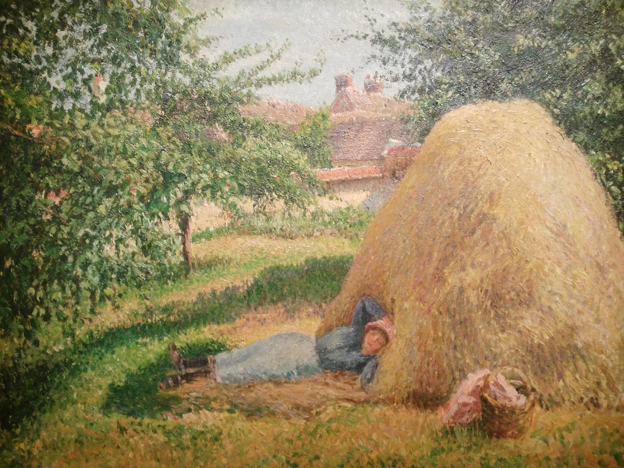 Francouzsky: La Sieste, Éragny
německy: Sieste, Éragny od Camille Pissarro