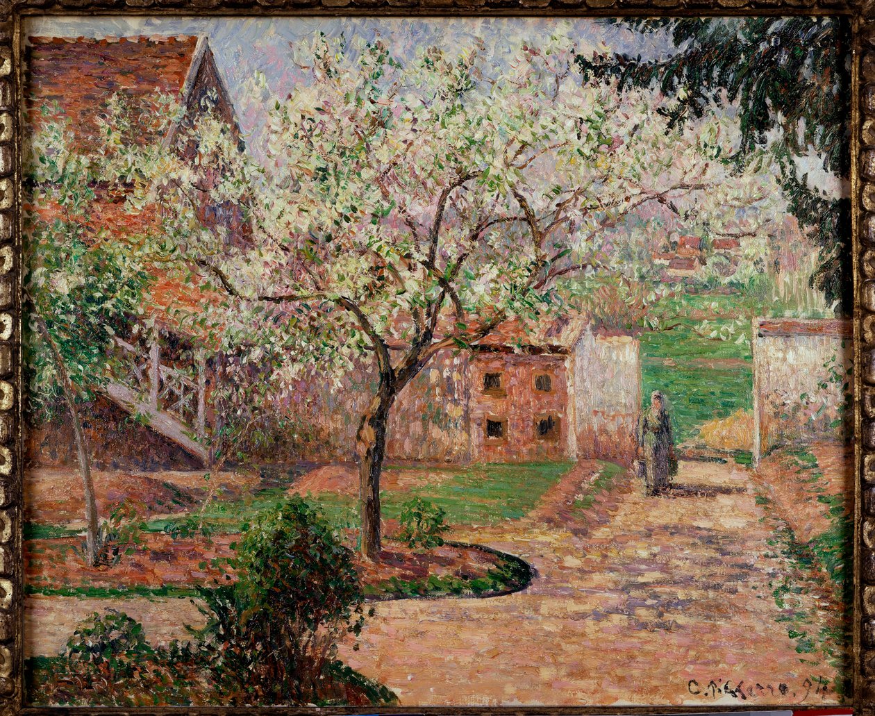 Zahrada v Eragny Obraz Camille Pissarro (1830-1903) Soukromá sbírka z 19. století od Camille Jacob Pissarro