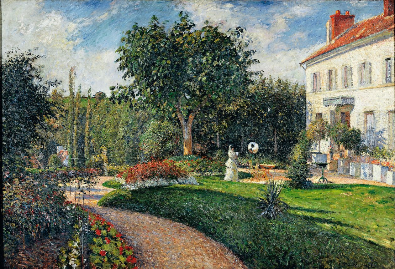 Zahrada les Mathurins v Pontoise od Camille Pissarro