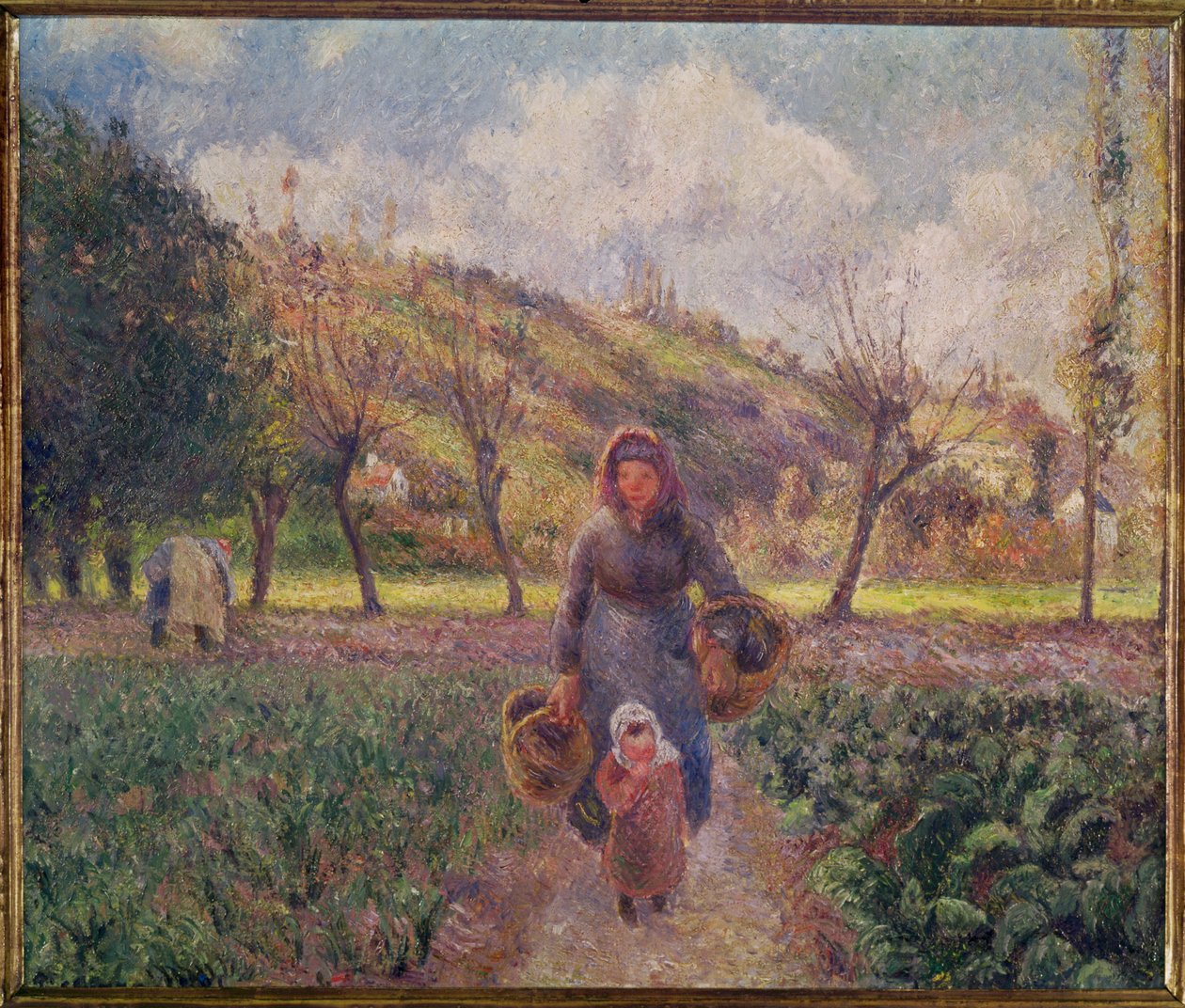 V zahradě (olej na plátně) od Camille Pissarro