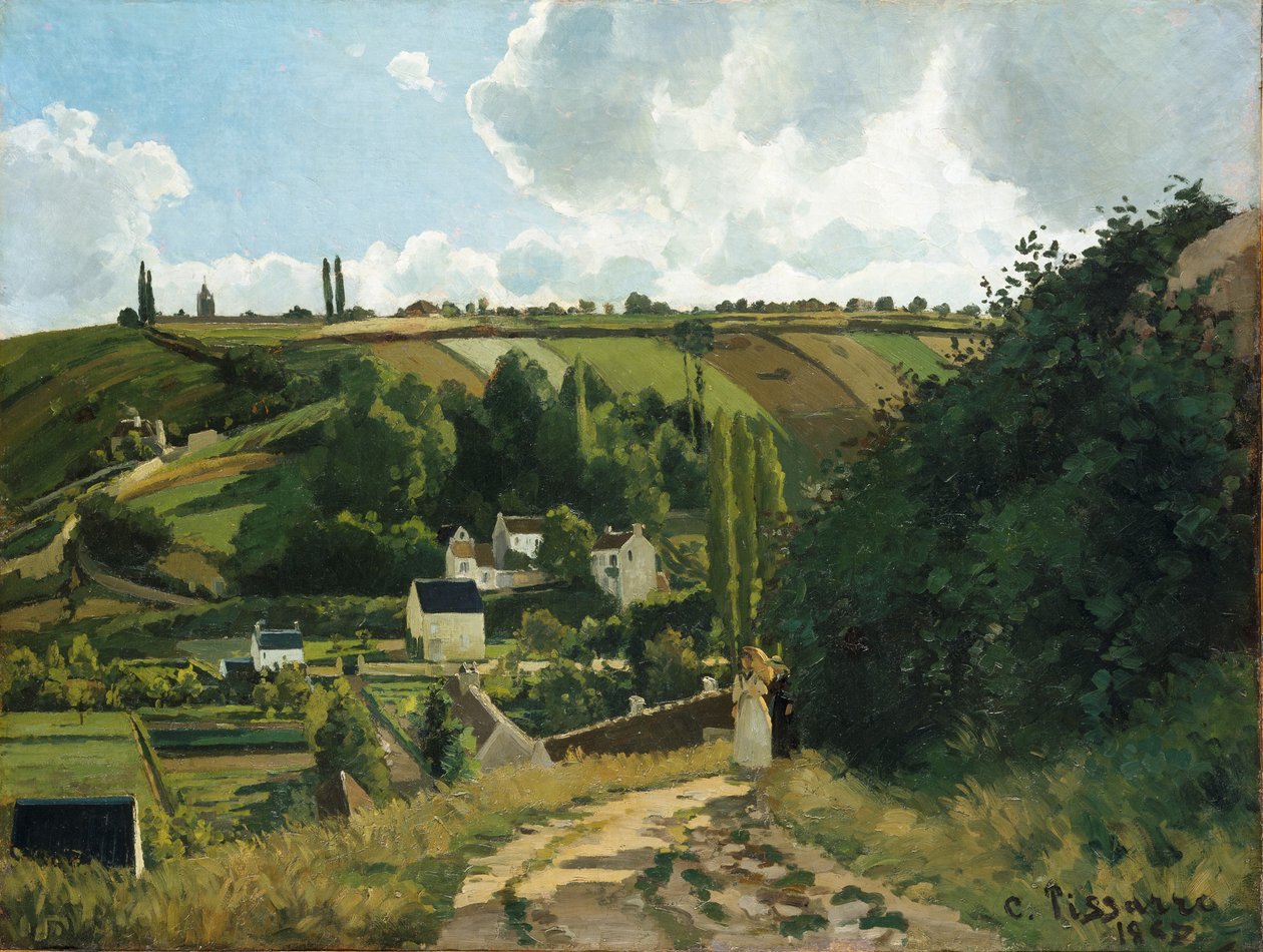 Jalais Hill, Pontoise, 1867. od Camille Pissarro