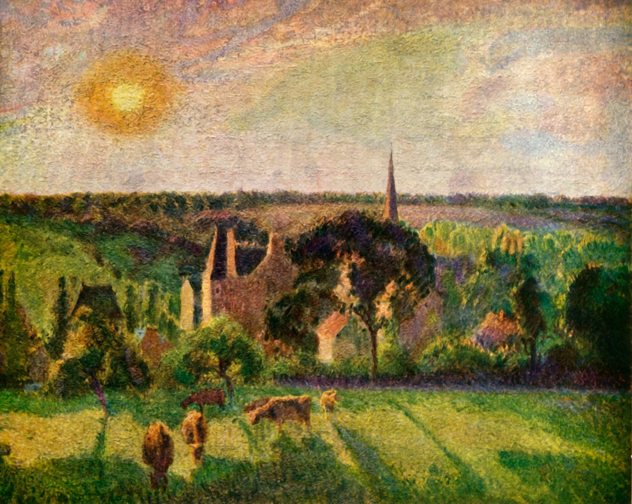 Krajina v Eragny, 1897, 1939. od Camille Jacob Pissarro