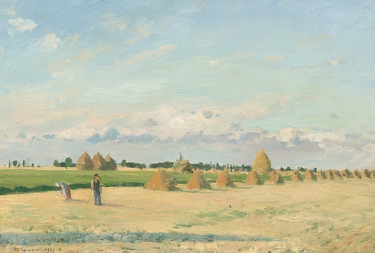Krajina, Ile-de-France. 1873 od Camille Jacob Pissarro