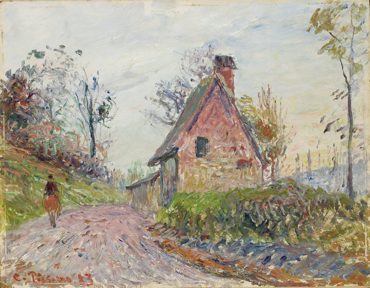 Okolí Rouenu od Camille Pissarro