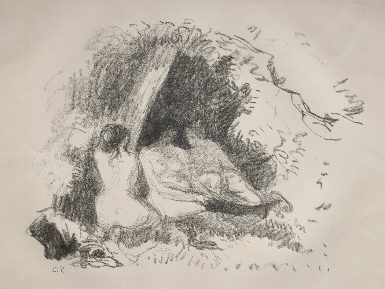 Nahé ženy od Camille Pissarro
