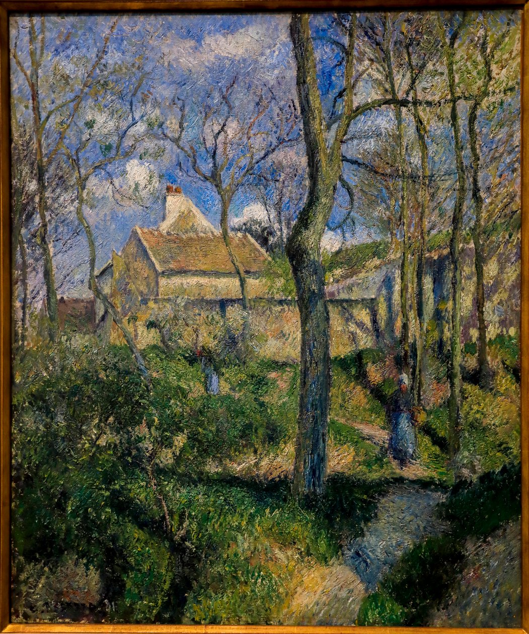 Cesta do Les Pouilleux, Pontoise. 1881 (olej na plátně) od Camille Pissarro