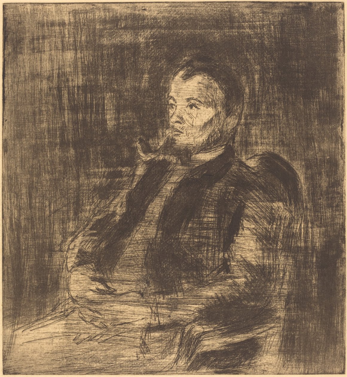 Paul Signac (portrét Paula Signaca) od Camille Pissarro