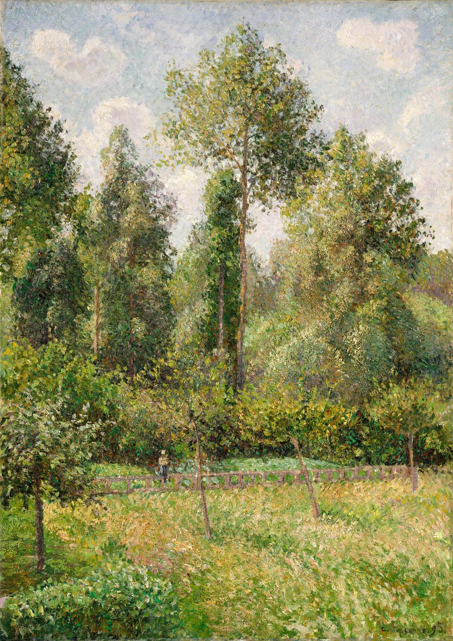 Topoly, Éragny od Camille Jacob Pissarro
