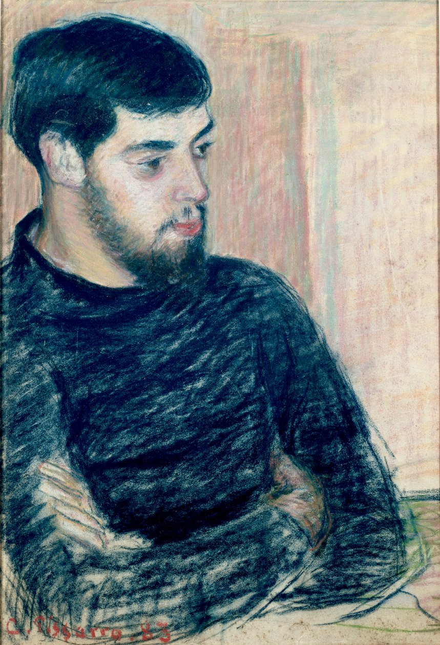 Portrét Luciena Pissarra 1863-1944, 1883 od Camille Pissarro
