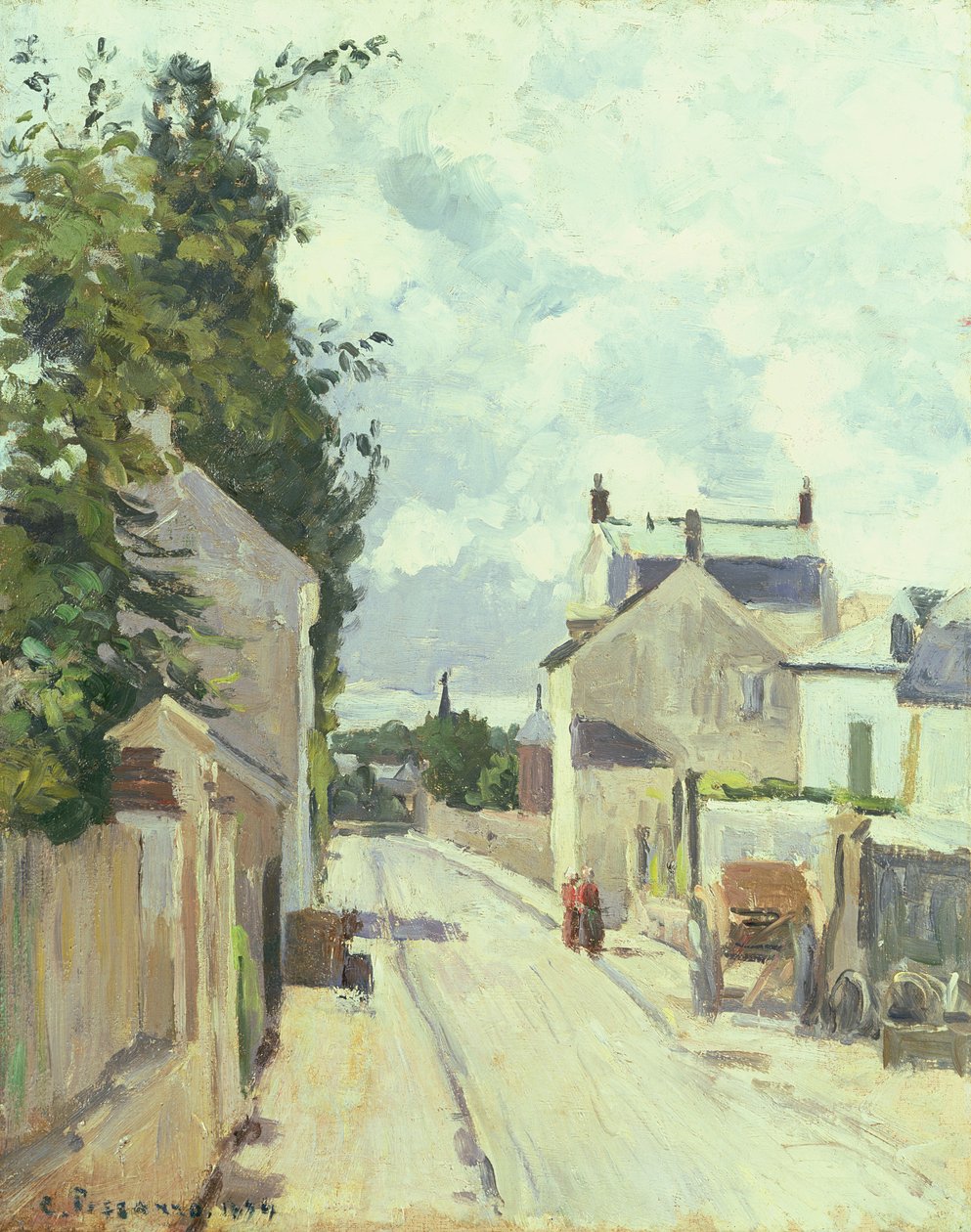 Hermitage Street, Pontoise od Camille Jacob Pissarro