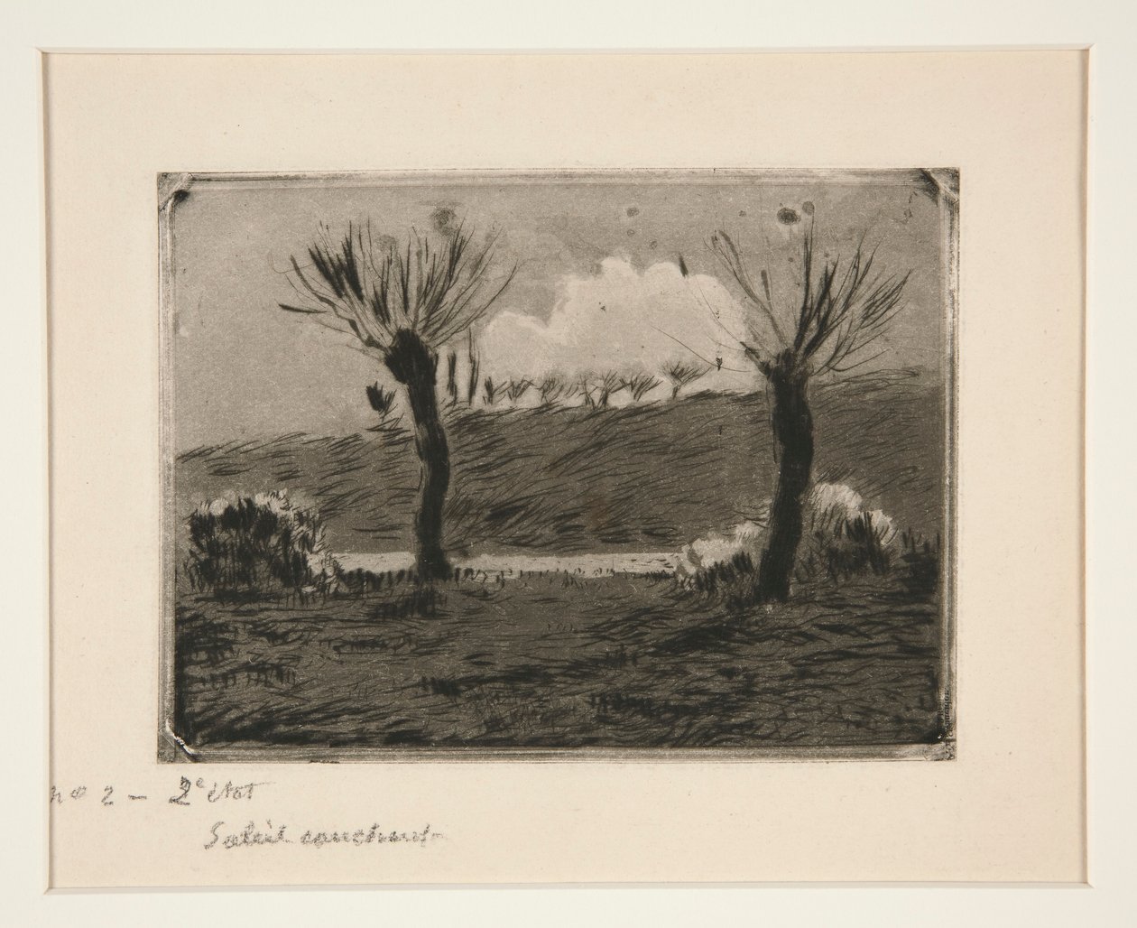 Zapadající slunce od Camille Pissarro