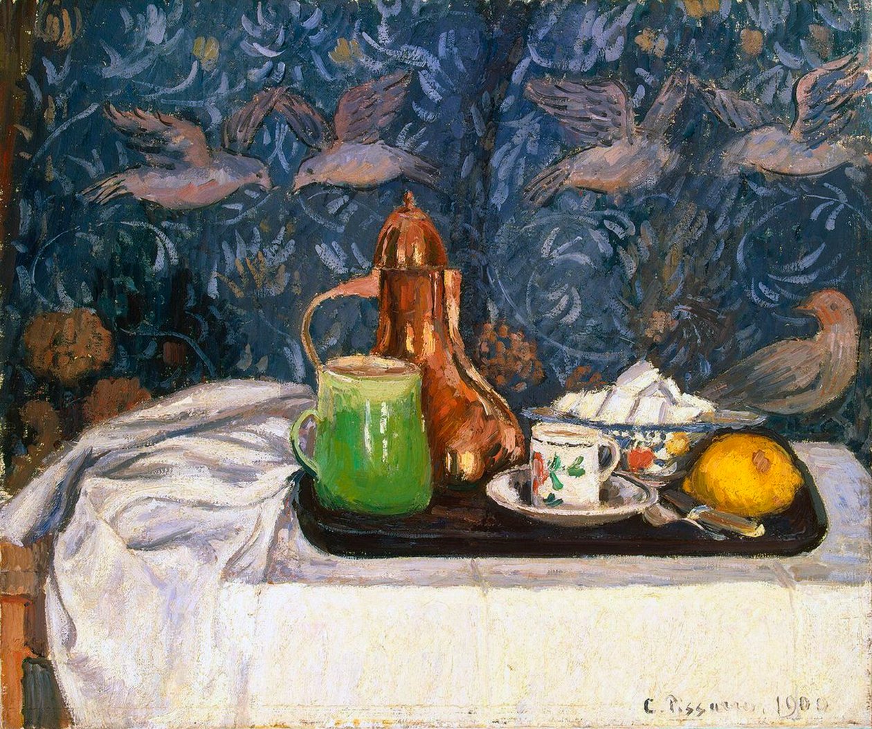 Zátiší s kávovou konvicí, 1900. od Camille Pissarro
