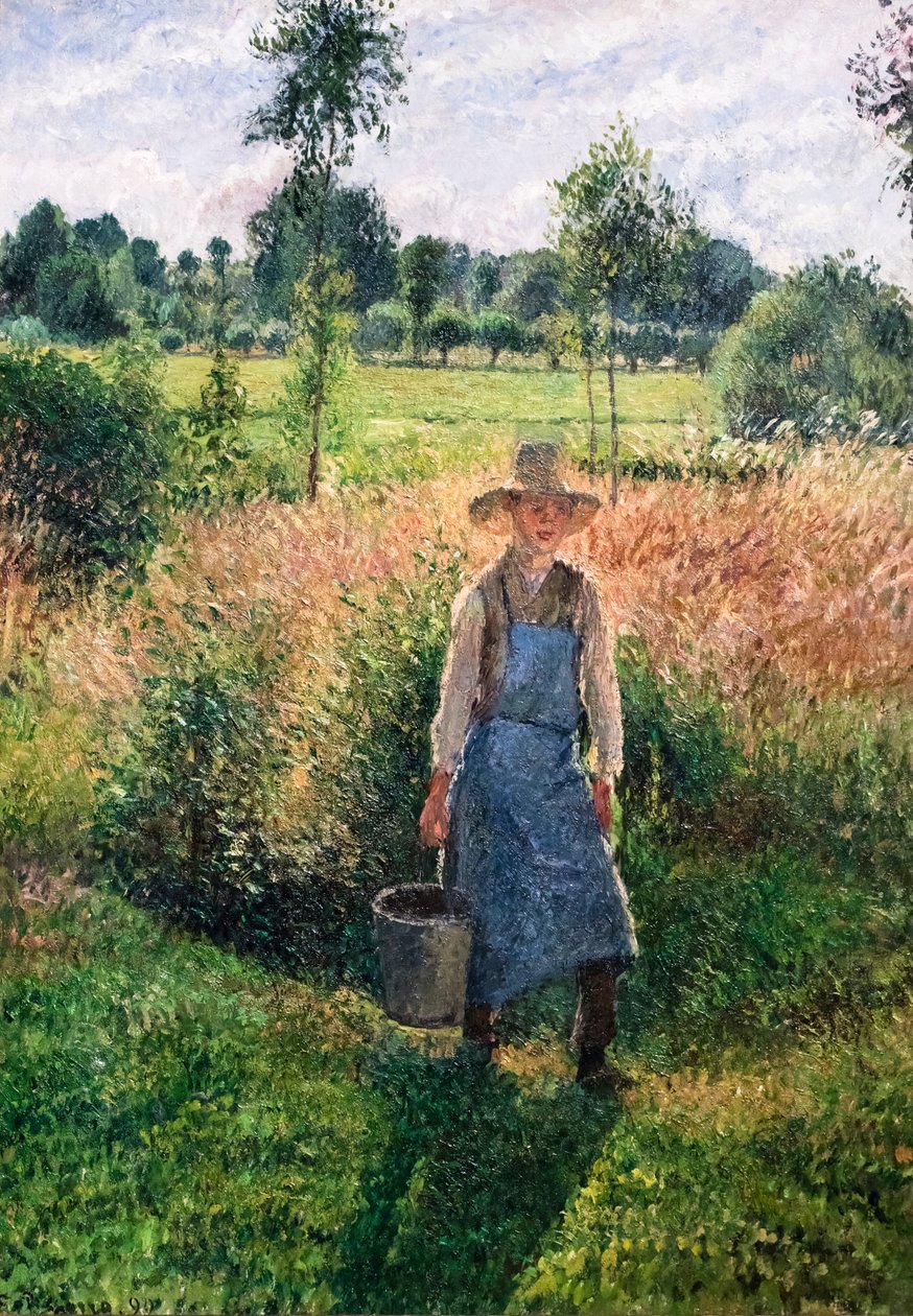 Zahradník od Camille Pissarro
