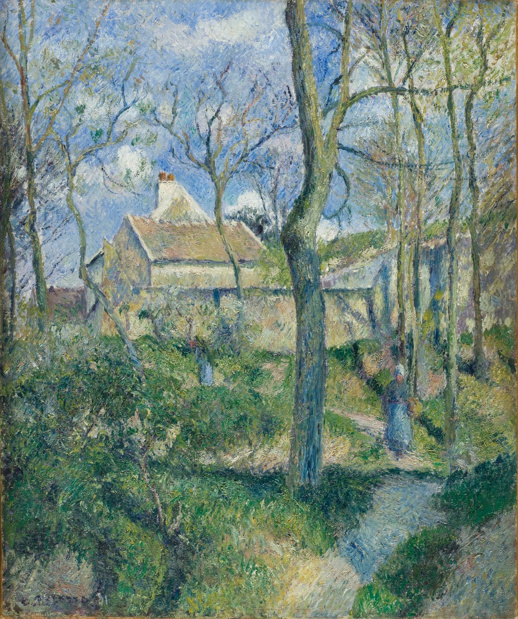 Cesta do Les Pouilleux, Pontoise od Camille Jacob Pissarro