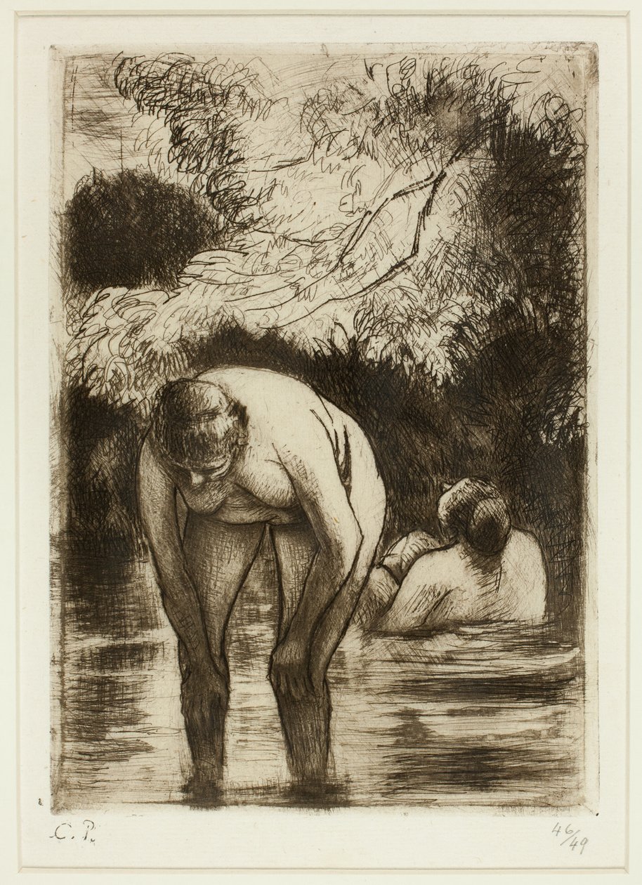 Dva lazebníci od Camille Pissarro