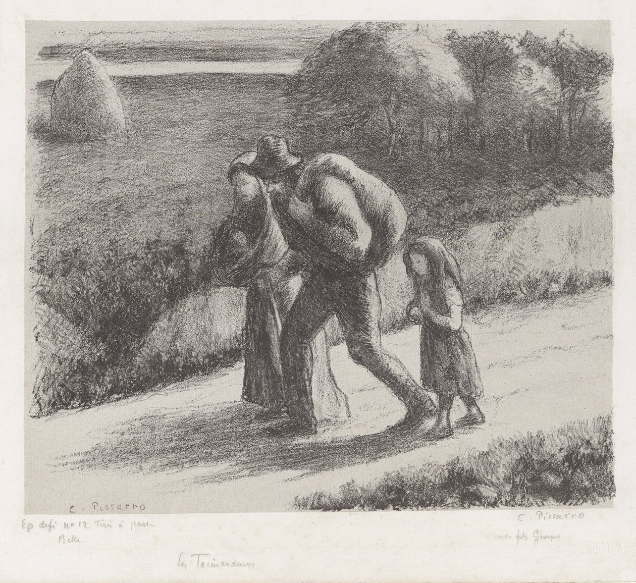 Vagabonds od Camille Pissarro