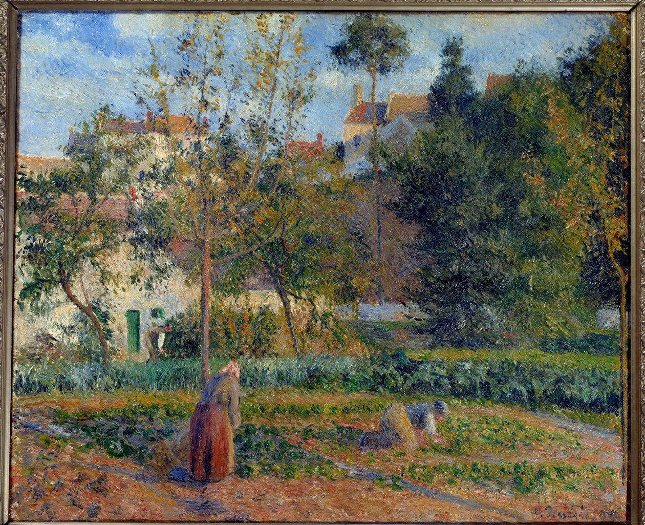 Zeleninová zahrada v Ermitáži, Pontoise Malba od Camille Pissarro (1830-1903) 1879 Sun. 0,55x0,65 m Paříž, musee d