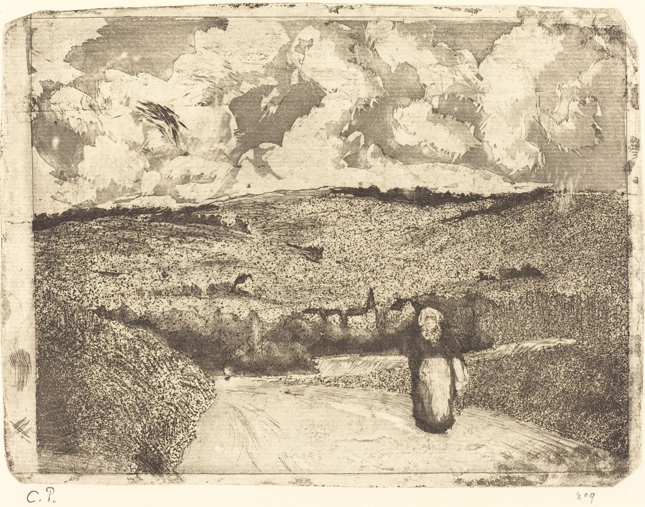Žena na cestě Žena na cestě, 1879. od Camille Pissarro