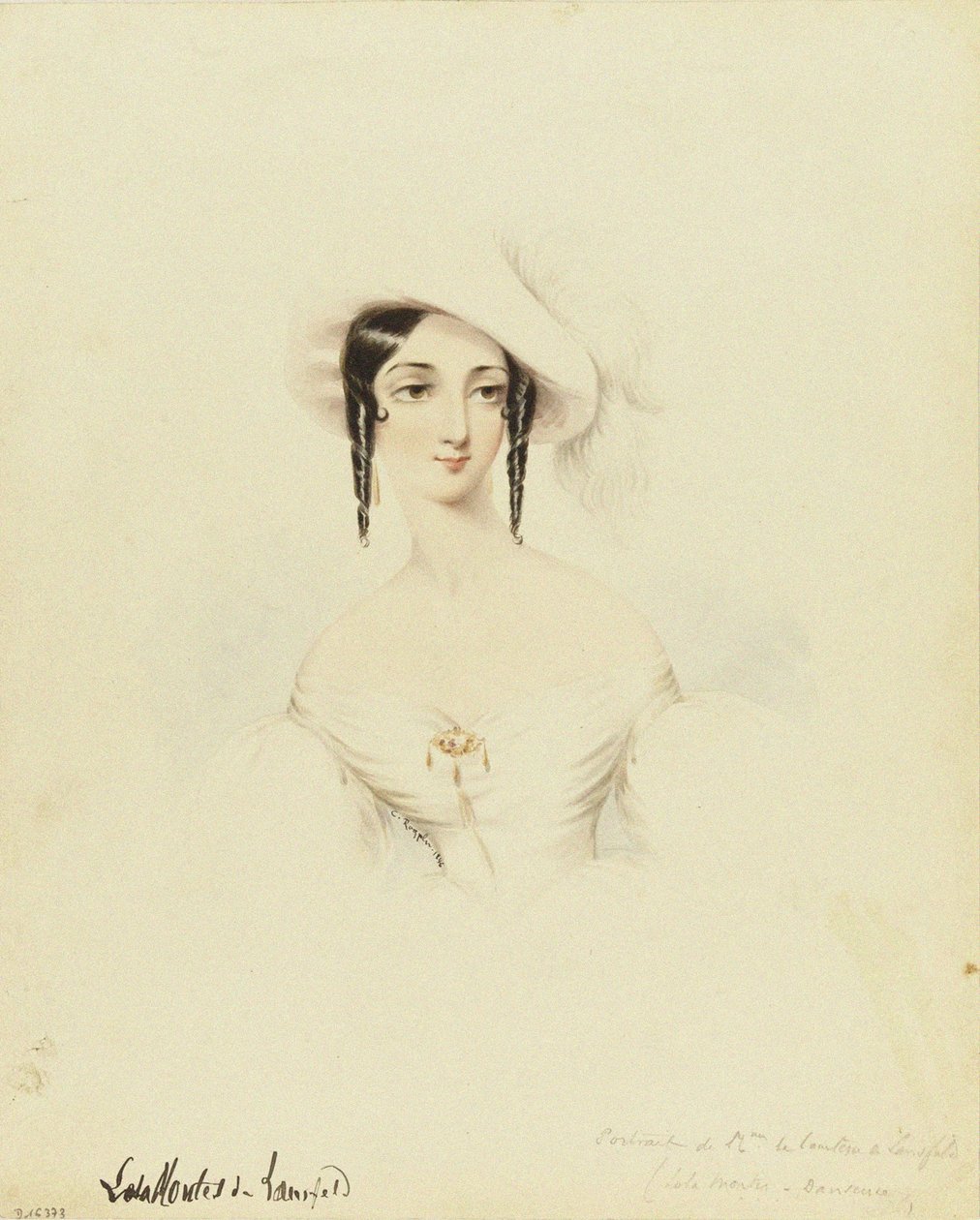 Portrét tanečnice Loly Montezové 1821-1861, 1846. od Camille Roqueplan