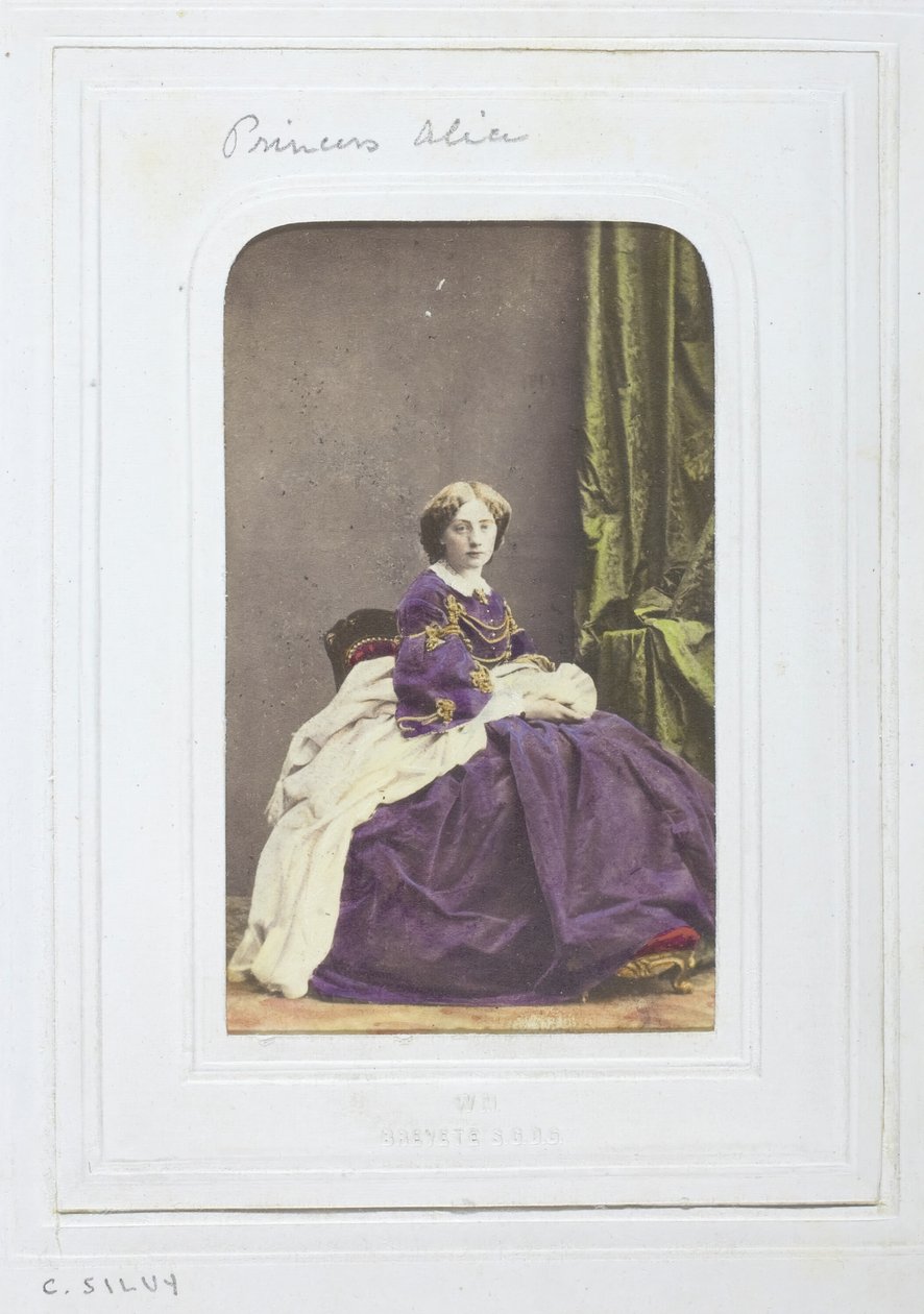 Princezna Alice, 1860-69. od Camille Silvy