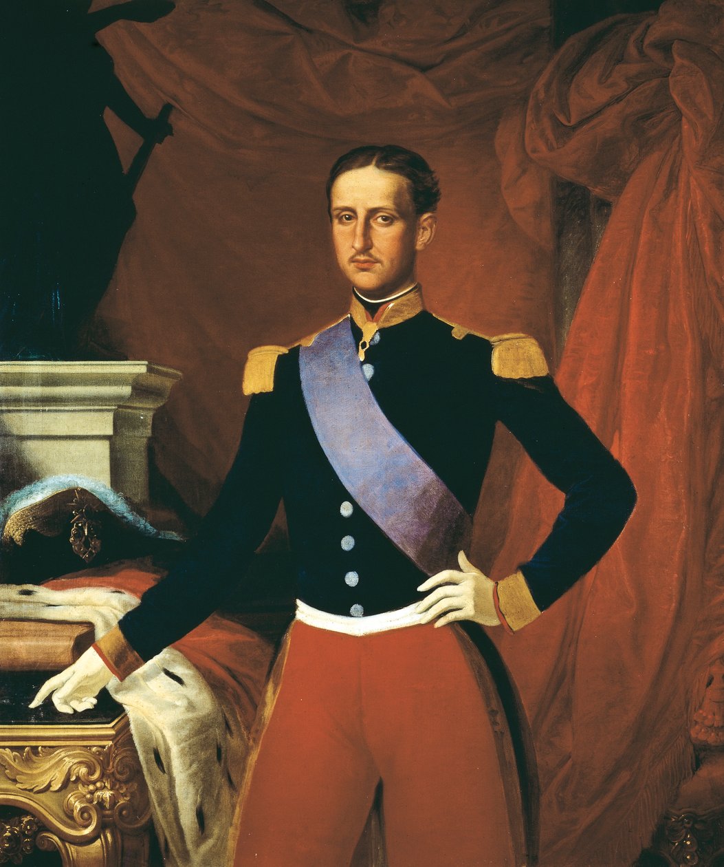 Portrét Františka II ze dvou Sicílie (Neapol od Camillo Guerra