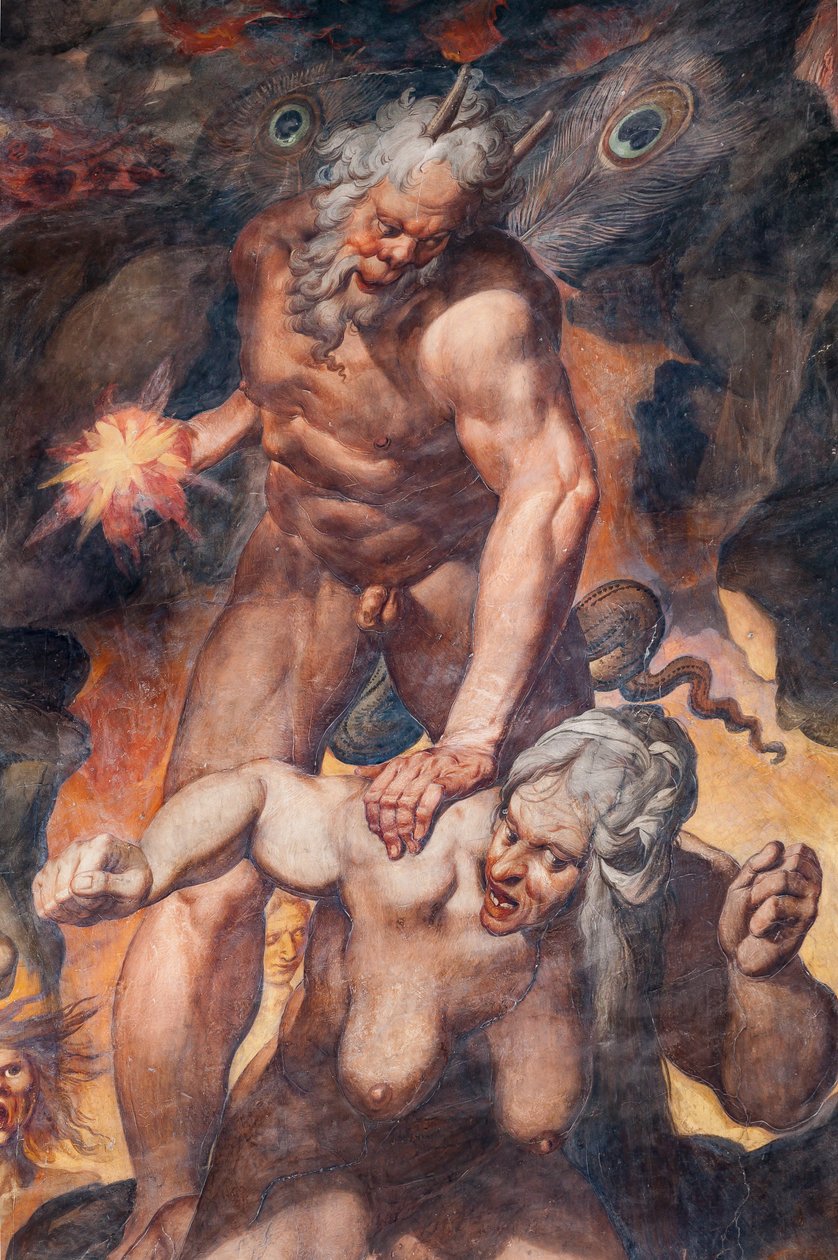 Poslední soud, detail (freska) od Camillo Procaccini