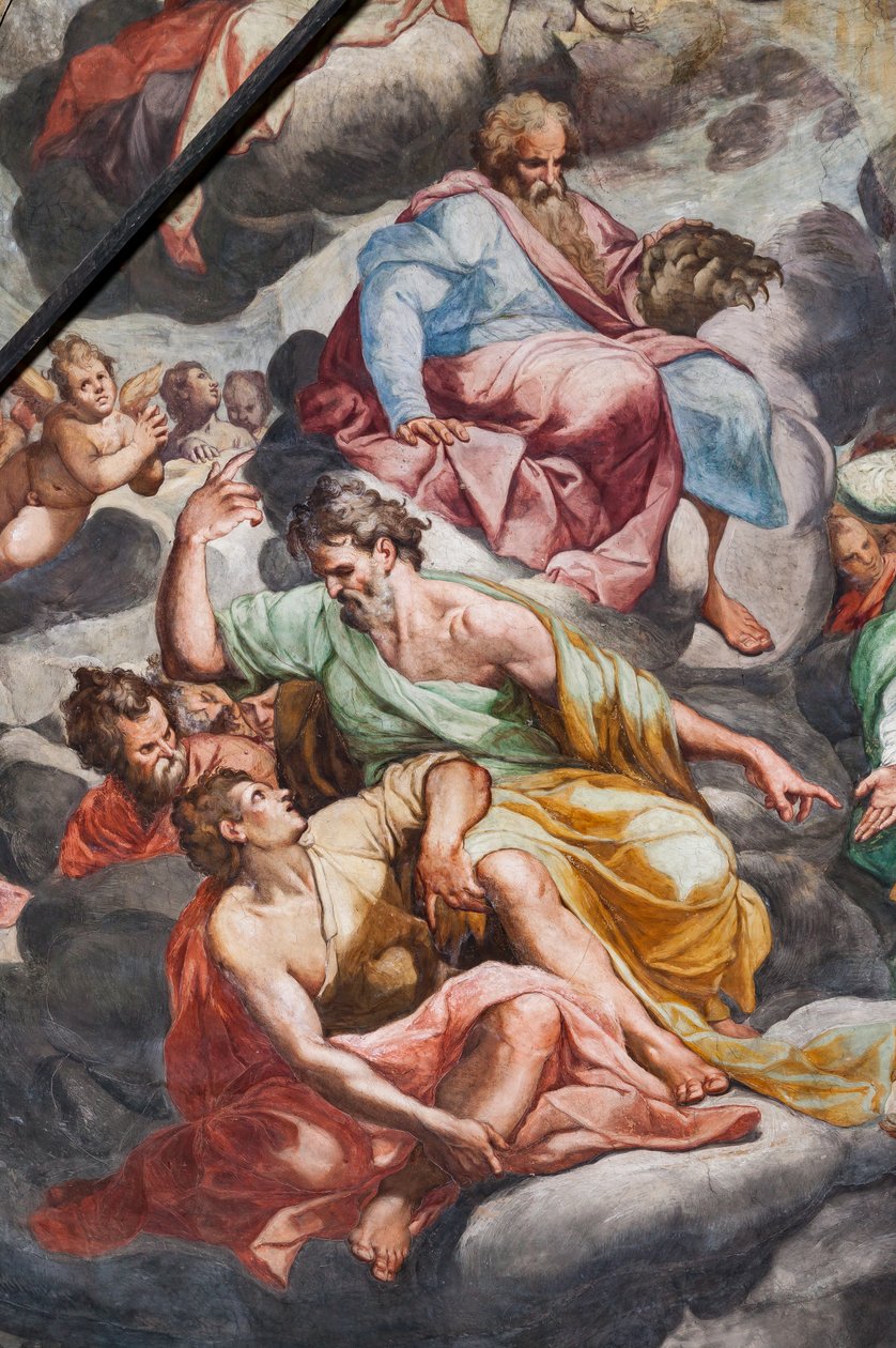 Poslední soud, detail (freska) od Camillo Procaccini