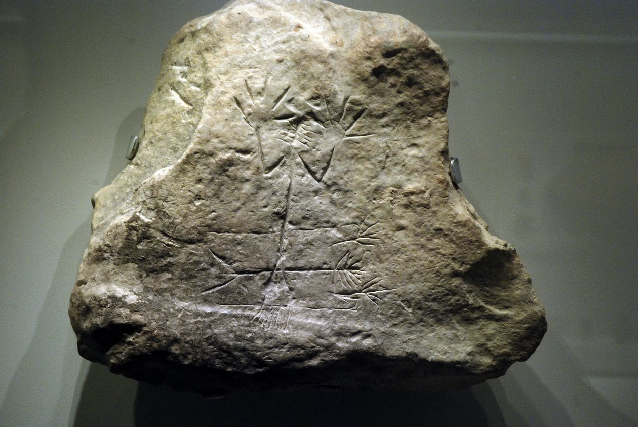 Aradská řezba boha Tamuze, cca 3000-2650 př.nl od Canaanite