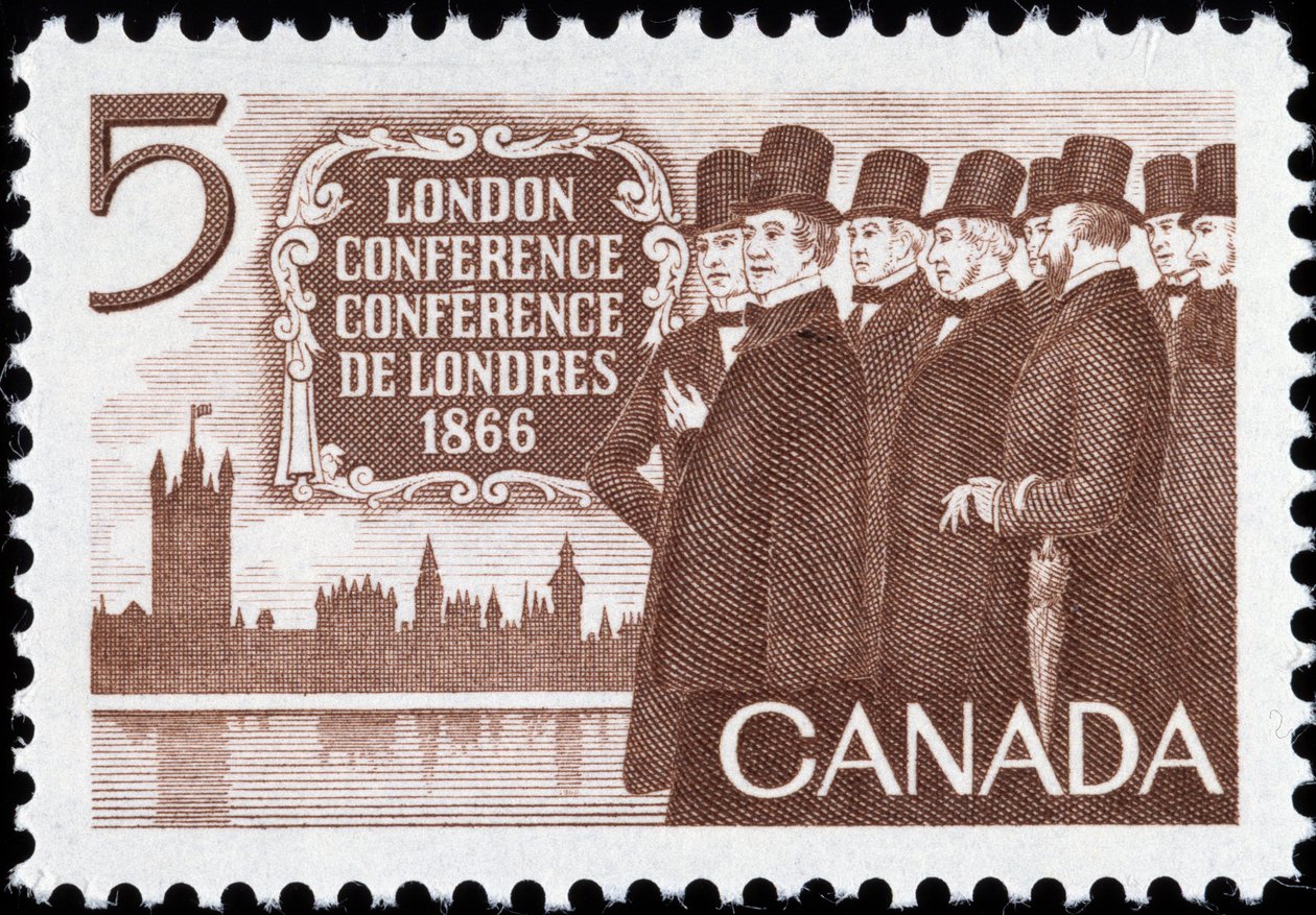 Kanadské razítko na londýnské konferenci od Canadian School