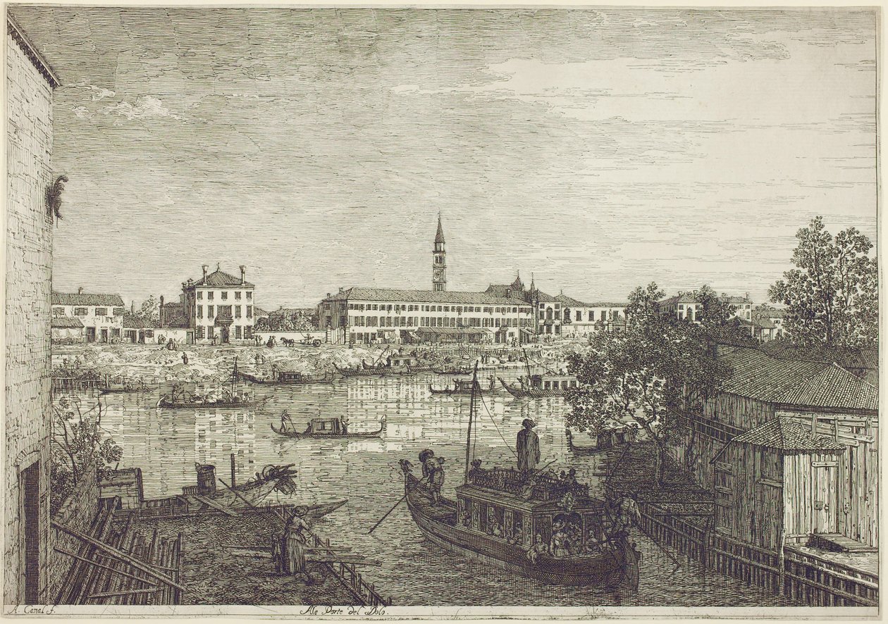 Ale Porte del Dolo, cca 1744 od Giovanni Antonio Canal