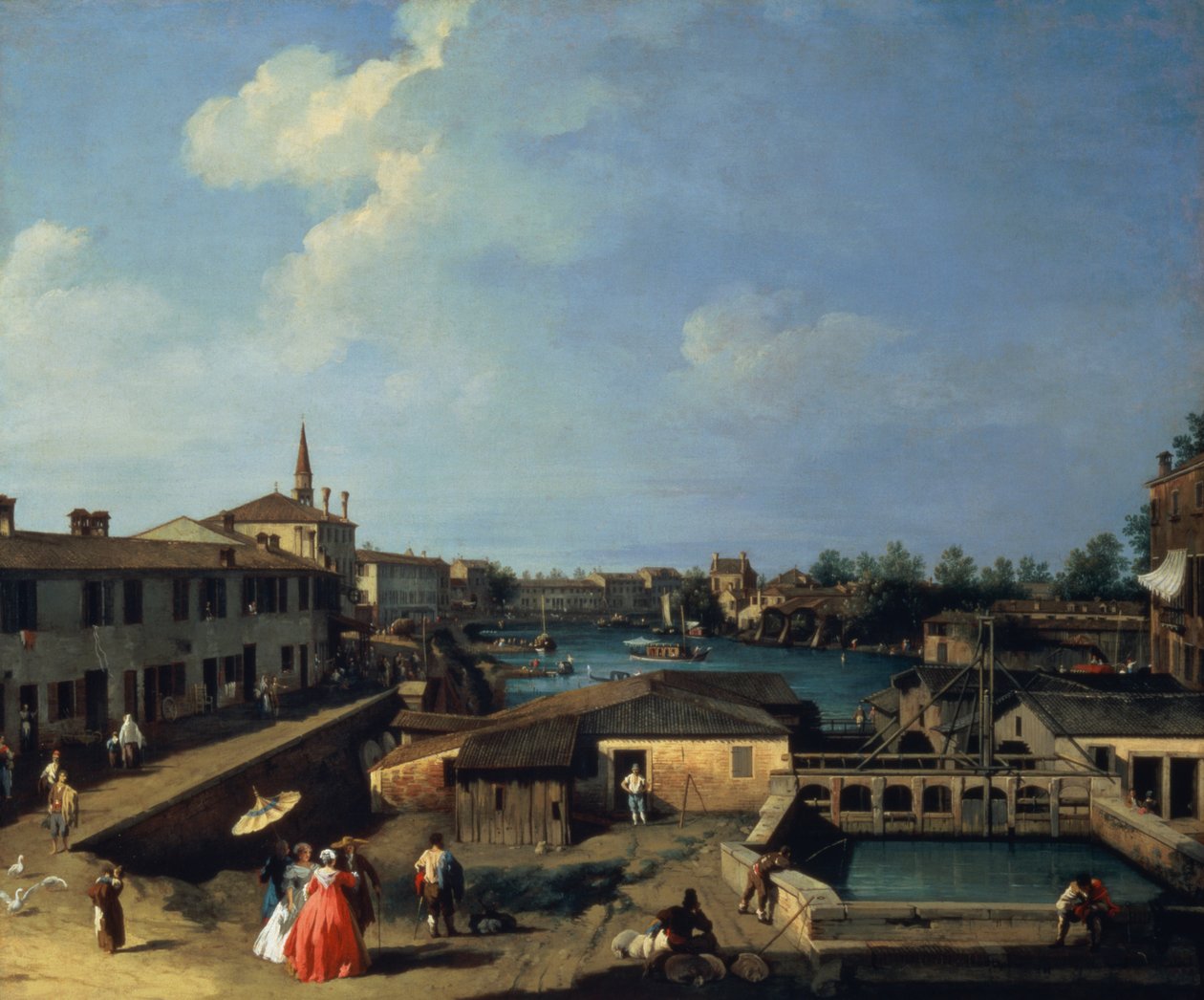Dolo na Brentě od Giovanni Antonio Canal