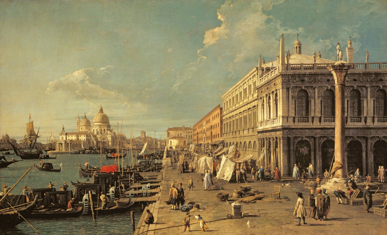 Molo a Zecca, Benátky od Giovanni Antonio Canal