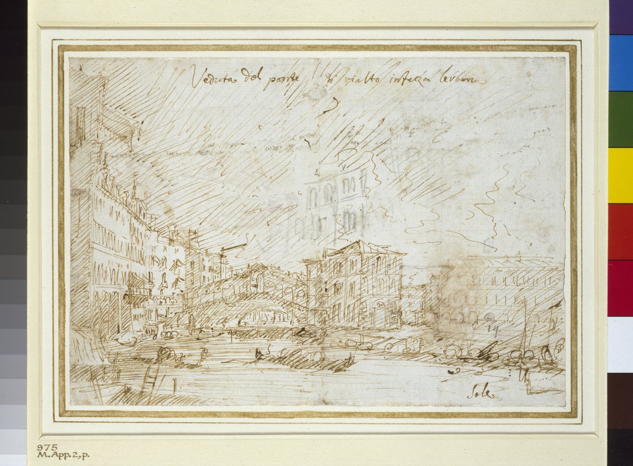 Most Rialto od Giovanni Antonio Canal