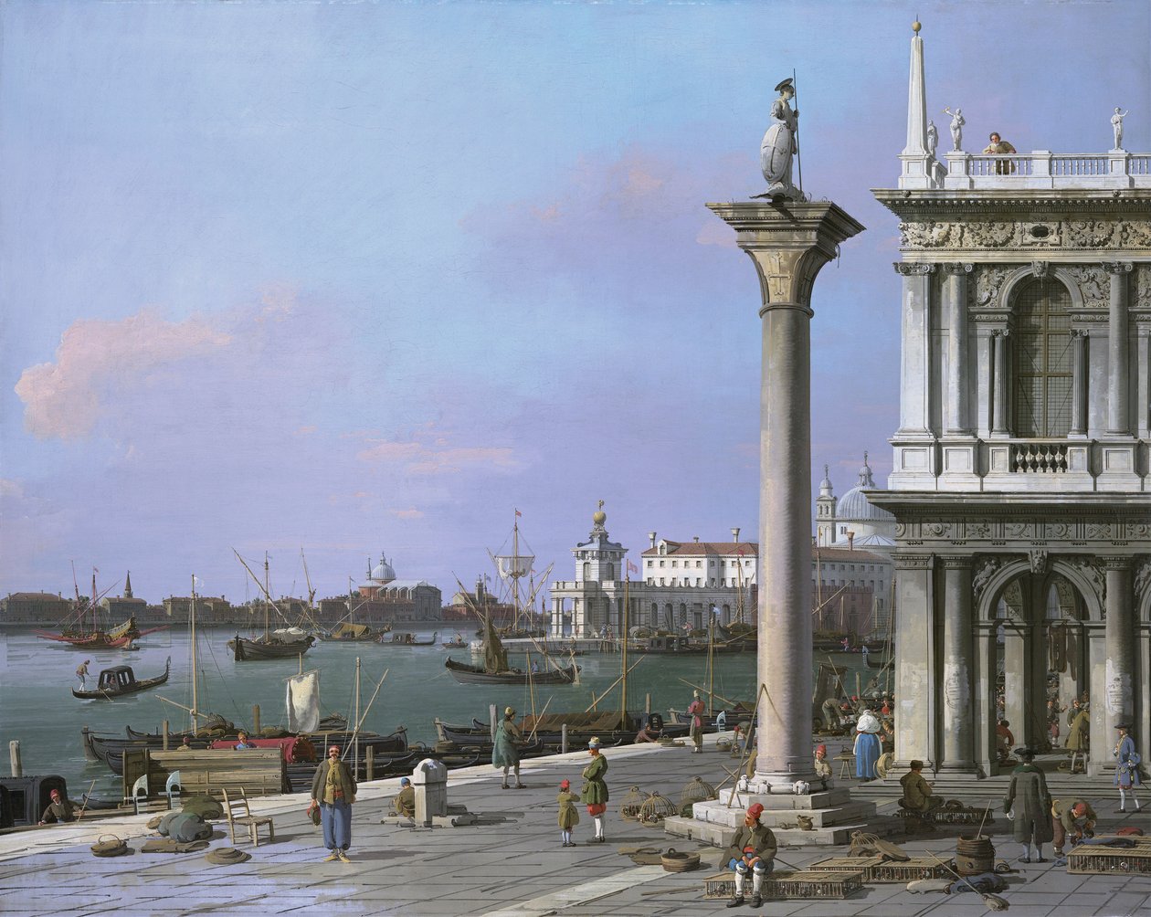 Povodí svatého Marka: z piazzetty od Canaletto