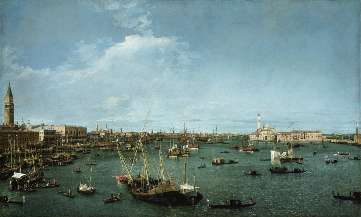 Basin of San Marco, Venice od Canaletto