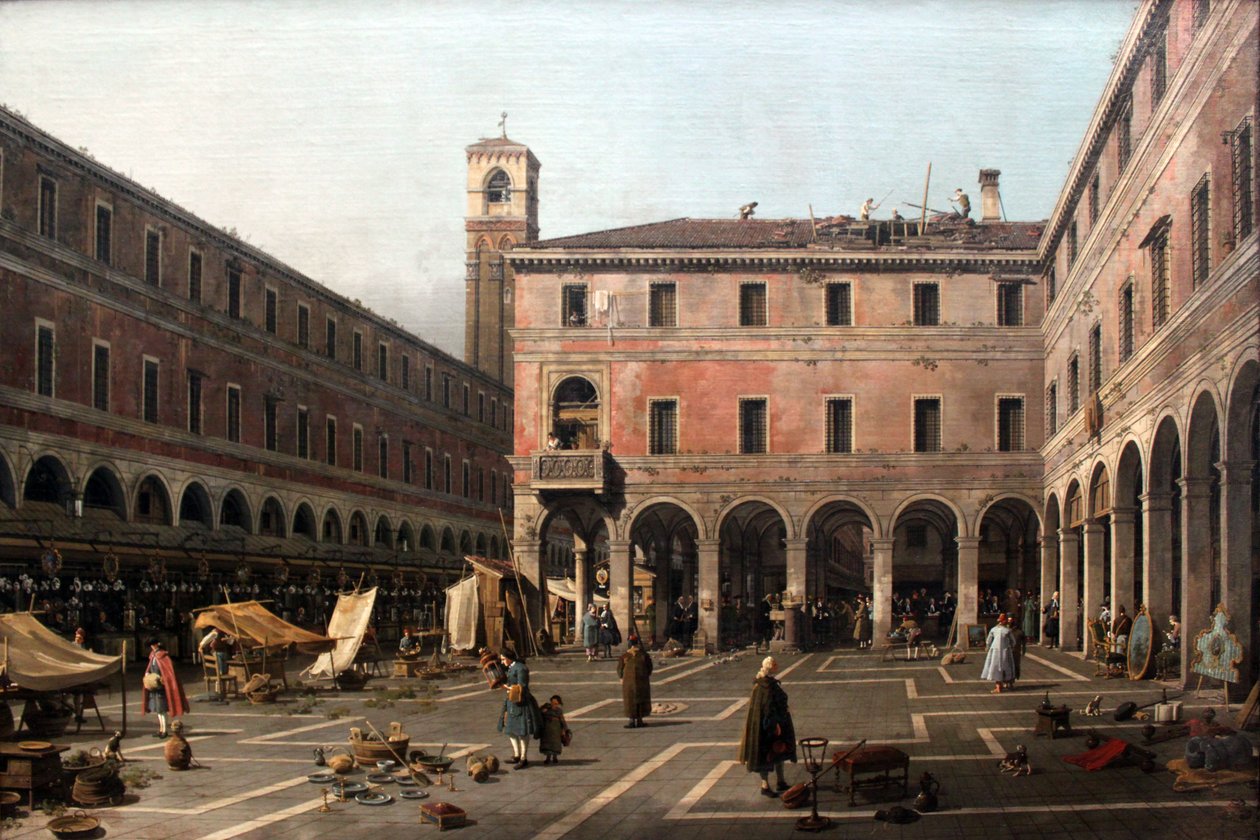 Campo di Rialto od Giovanni Antonio Canal