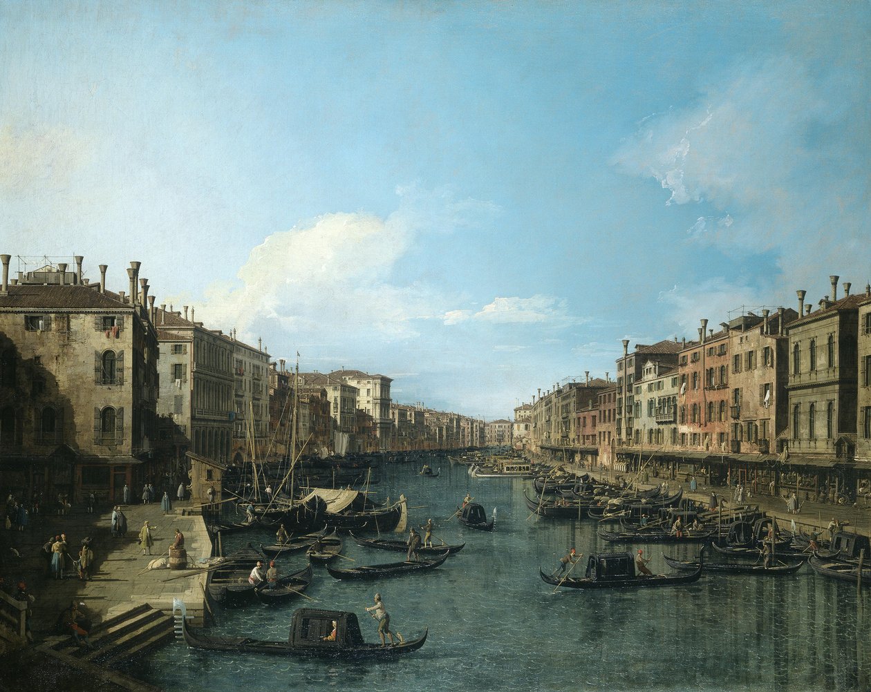 Canaletto - Velký kanál, 1738-42 od Canaletto