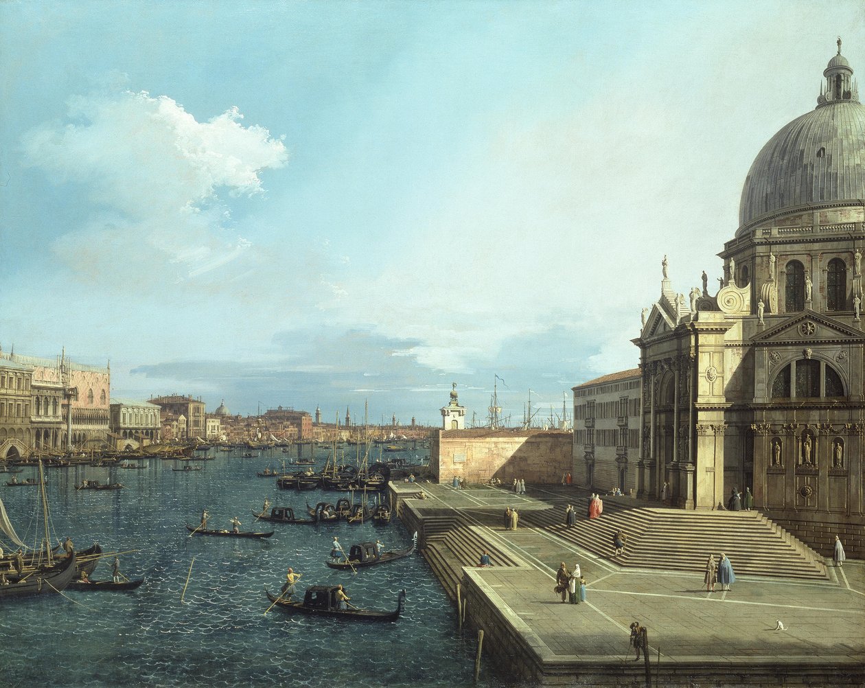 Canaletto - Santa Maria della Salute, 1738-42 od Canaletto