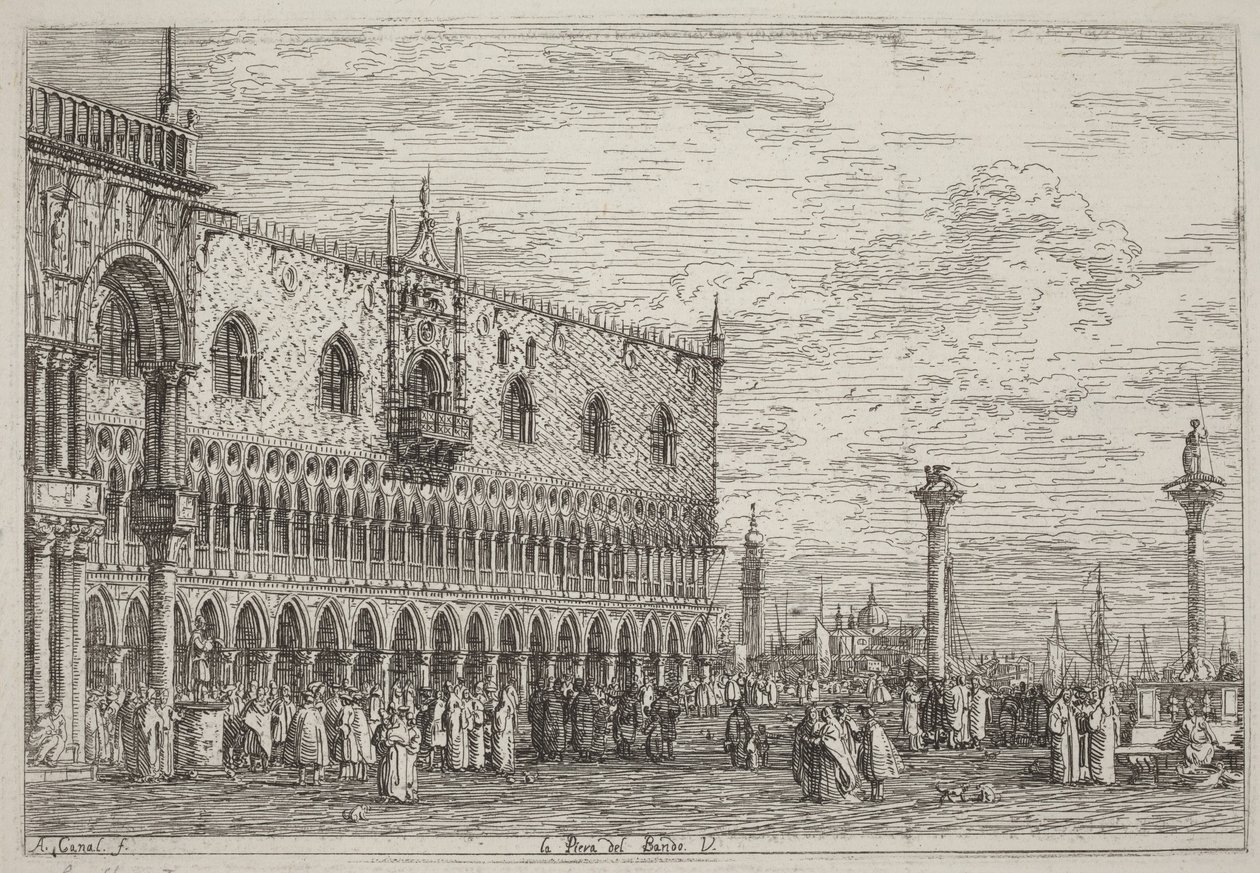 La Piera del Bando. V. od Canaletto