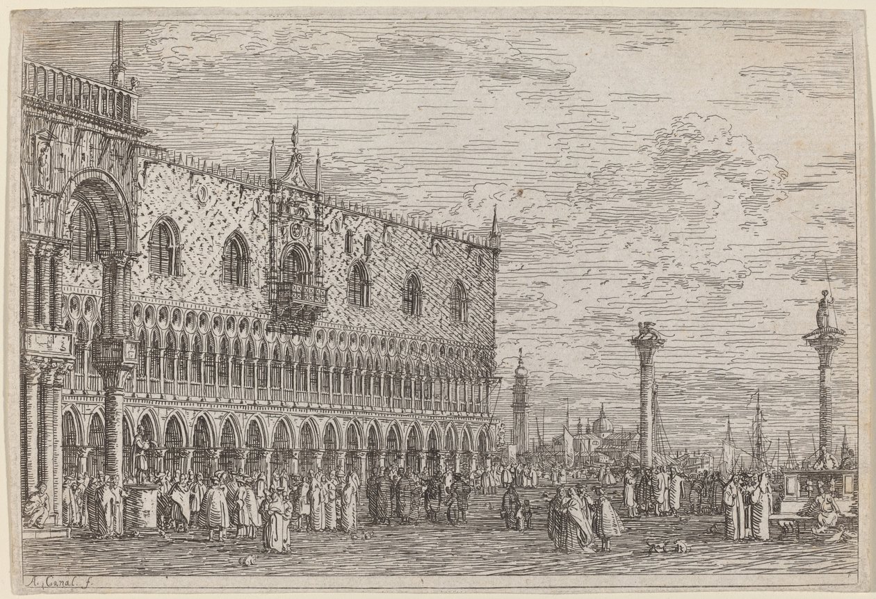 The Band Pier. V, c. 17351746. od Canaletto