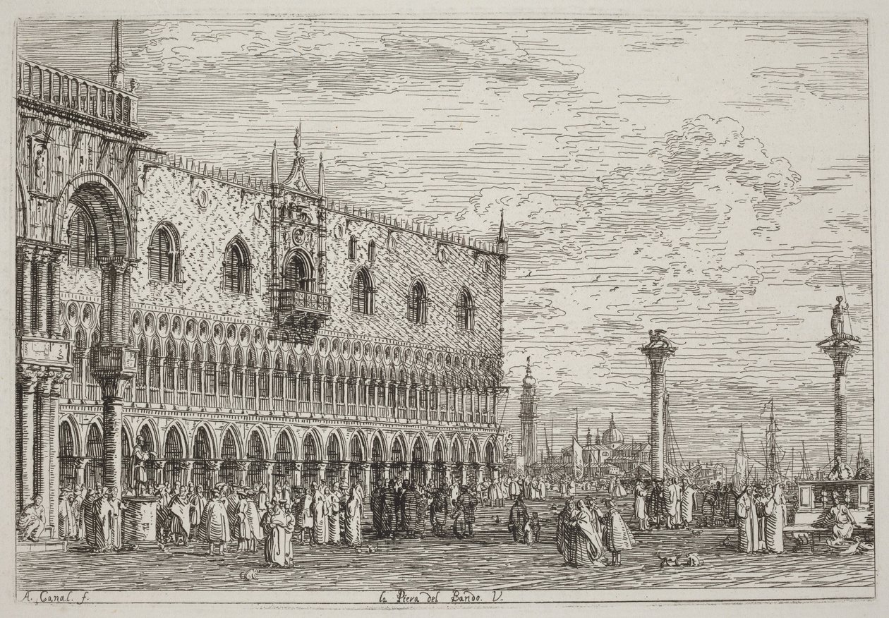La Piera del Bando. V. od Canaletto