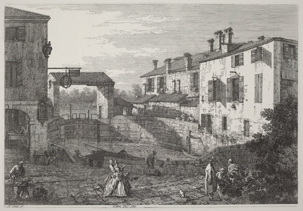 Brány Dolo od Canaletto