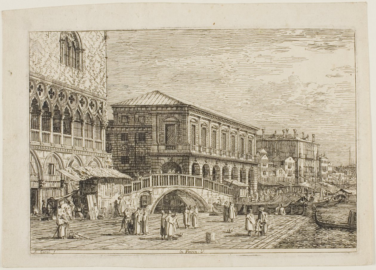 le Preson. V., z Vedute od Canaletto