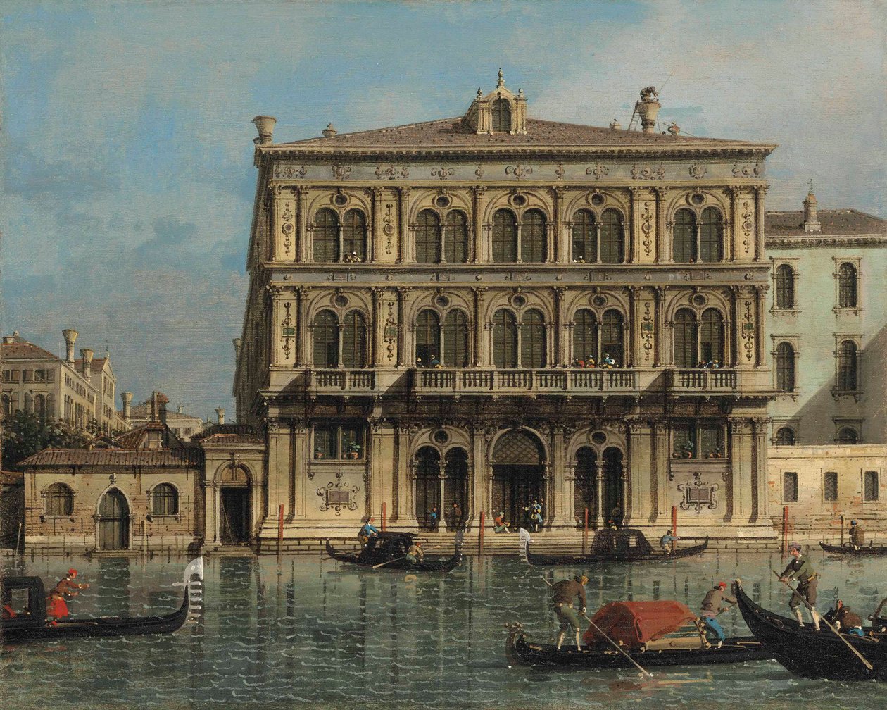 Palazzo Vendramin-Calergi na Canal Grande, Benátky od Canaletto