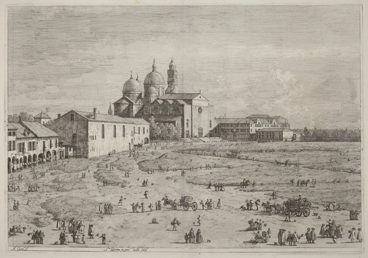 Santa Giustina in Prà della Valle od Canaletto